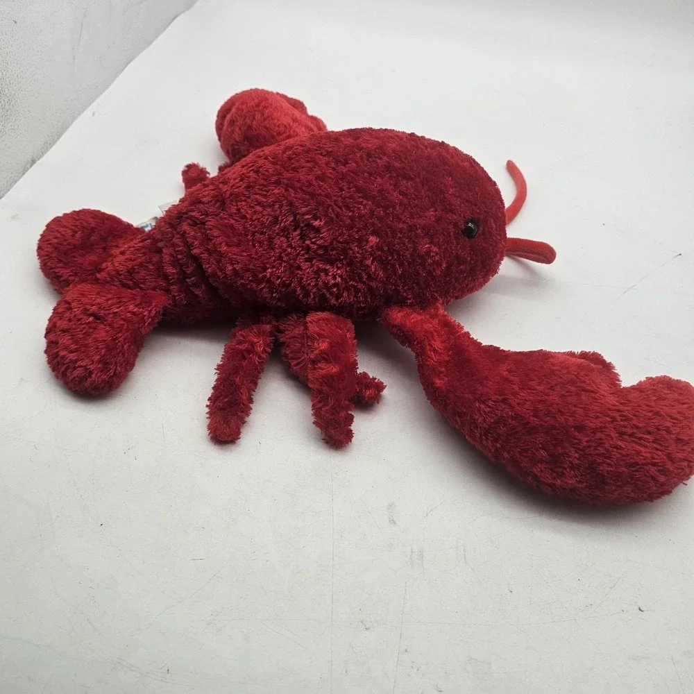Mary Meyer Flip Flops Lobster Plush Stuffed Animal Toy Small Red Washable Cute